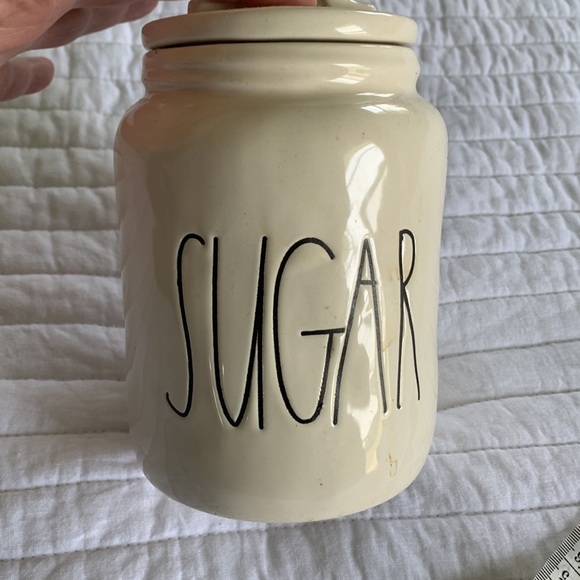 Rae Dunn M STAMP LL SUGAR jar canister - Picture 4 of 14